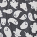 Bedlam Spooky Ghosts Grey 120cm x 150cm Throw