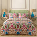 Furn Curious Lotus Exotic Floral Linen Duvet Set