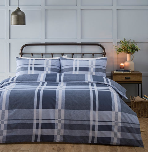 Simply Charlotte Carson Navy Duvet Set