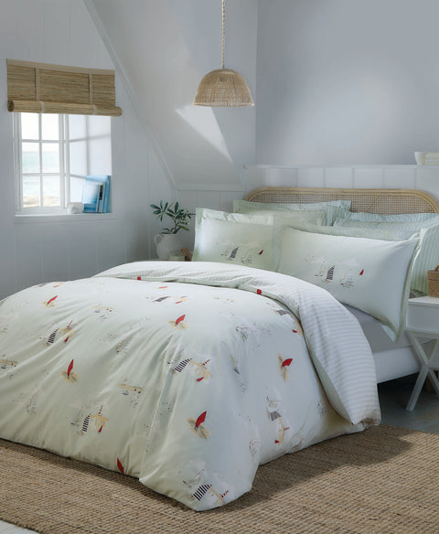 Sophie Allport Coastal Boats Blue Duvet Set