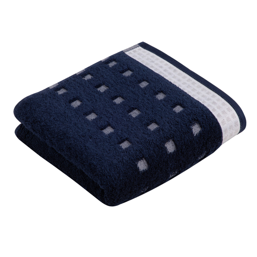 Vossen Country Feeling Marine Blue 100% Cotton Towels