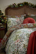 Laura Ashley Crossdale Christmas Berries Festive Red 100% Brushed Cotton Duvet Set