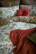 Laura Ashley Crossdale Christmas Berries Festive Red 100% Brushed Cotton Duvet Set