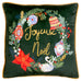 Furn Deck The Halls Baubles Pine Green 43cm x 43cm Cushion