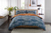 Deyongs 1846 Matches Teal & Tangerine Duvet Set