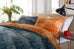 Deyongs 1846 Matches Teal & Tangerine Duvet Set