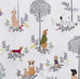 Sara Miller Dapper Dogs Multi Duvet Set