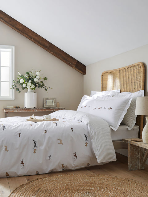 Sophie Allport Doggy Day Care Off-White Duvet Set