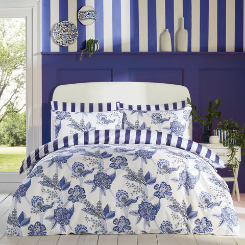 Cath Kidston Doodles and Daydreams Royal Blue Duvet Set