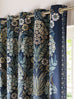 Appletree Heritage Evelina Navy Eyelet Lined Curtains