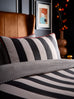 Laurence Llewelyn Bowen Festivo Circus Stripe Black/Natural Duvet Set