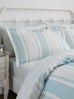 Dreams n Drapes Decorative Finlay Stripe Blue Duvet Set