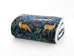 Deyongs 1846 Fox & Deer Navy 140cm x 180cm Fleece Throw