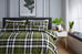 The Lyndon Company Fergus Green 100% Brushed Cotton Duvet Set