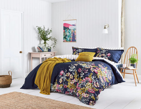 Joules Cambridge Floral French Navy Duvet Set