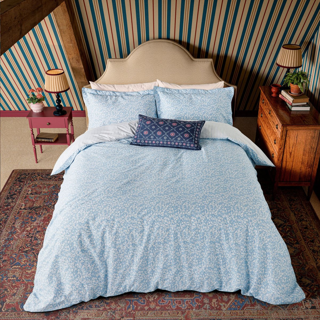 Joules Fruity Ditsy Blue Duvet Set