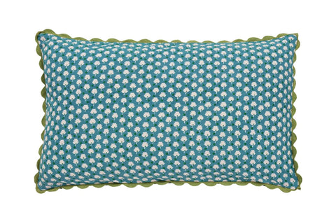 Land & Shore Bramble Green 60cm x 40cm Fibre Filled Cushion