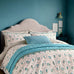 Land & Shore Ella`s Cross-Stitch Green Duvet Set