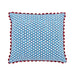 Land & Shore River Blue/Red 50cm x 50cm Fibre Filled Cushion