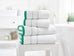 Lobster Creek Delamere 100% Cotton 600gsm Zero Twist Green Towels