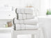 Lobster Creek Delamere 100% Cotton 600gsm Zero Twist Silver Towels