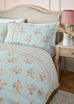 Dreams n Drapes Lorena Patchwork Duck Egg Duvet Set