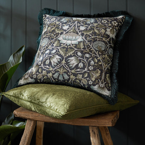 William Morris at Home Lodden Blue Microfibre Filled Cushion