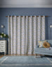 Laura Ashley Longston Sprig Lined Eyelet Curtains