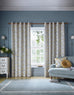 Laura Ashley Longston Sprig Lined Eyelet Curtains