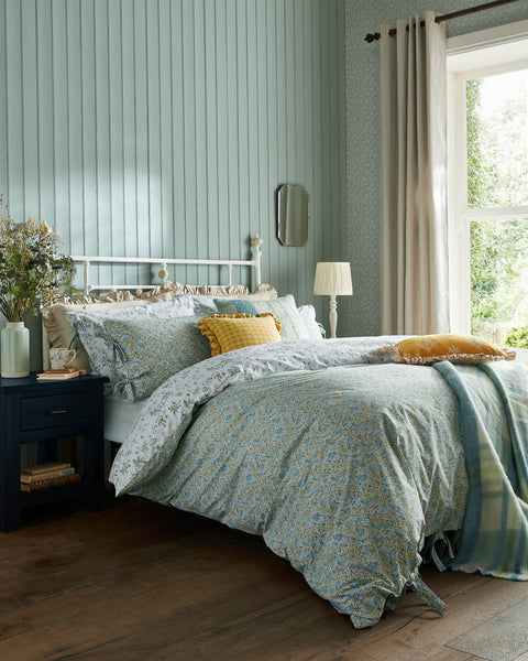 Laura Ashley Loveston Newport Blue Duvet Set