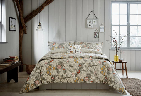 Morris & Co Leicester Grey Duvet Set