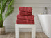 The Lyndon Company Montpellier 650gsm Zero Twist Raspberry Towels