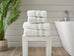 The Lyndon Company Montpellier 650gsm Zero Twist White Towels