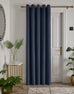 Laurence Llewelyn Bowen Montrose Blackout Eyelet 66"x84" Panel Door Curtain