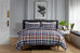 The Lyndon Company Newbury Check 100% Brushed Cotton Duvet Set