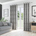 Tyrone Oakland Eyelet Lined Curtains