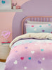 Bedlam Cosy Ombre Heart Multi Duvet Set