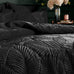 Paoletti Palmeria Quilted Velvet Duvet Set