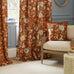 Sanderson Porcelain Garden Pencil Pleat Lined Curtains