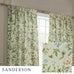 Sanderson Porcelain Garden Pencil Pleat Lined Curtains