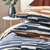 Hoem Piper Abstract Rich Reversible Dusk/Bronze Duvet Set