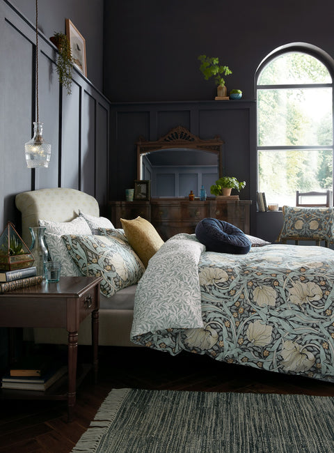 William Morris at Home Pimpernel Indigo Duvet Set