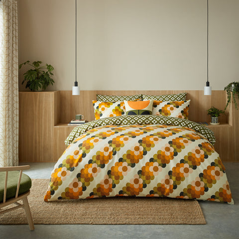 Orla Kiely Retro Flower Stripe Multi Duvet Set