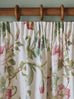 Laura Ashley Rosalind Pale Cranberry Lined Header Tape Curtains