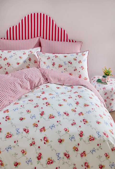 Cath Kidston Rose and Bows Multi Duvet Set