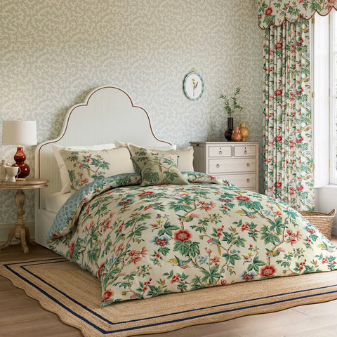 Sanderson x National Trust Lophura Chintz Duvet Set