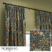 Morris & Co Seaweed Pencil Pleat Lined Curtains