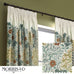 Morris & Co Seaweed Pencil Pleat Lined Curtains