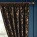 Paoletti Shiraz Jacquard Pencil Pleat Lined Curtains