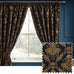 Paoletti Shiraz Jacquard Pencil Pleat Lined Curtains